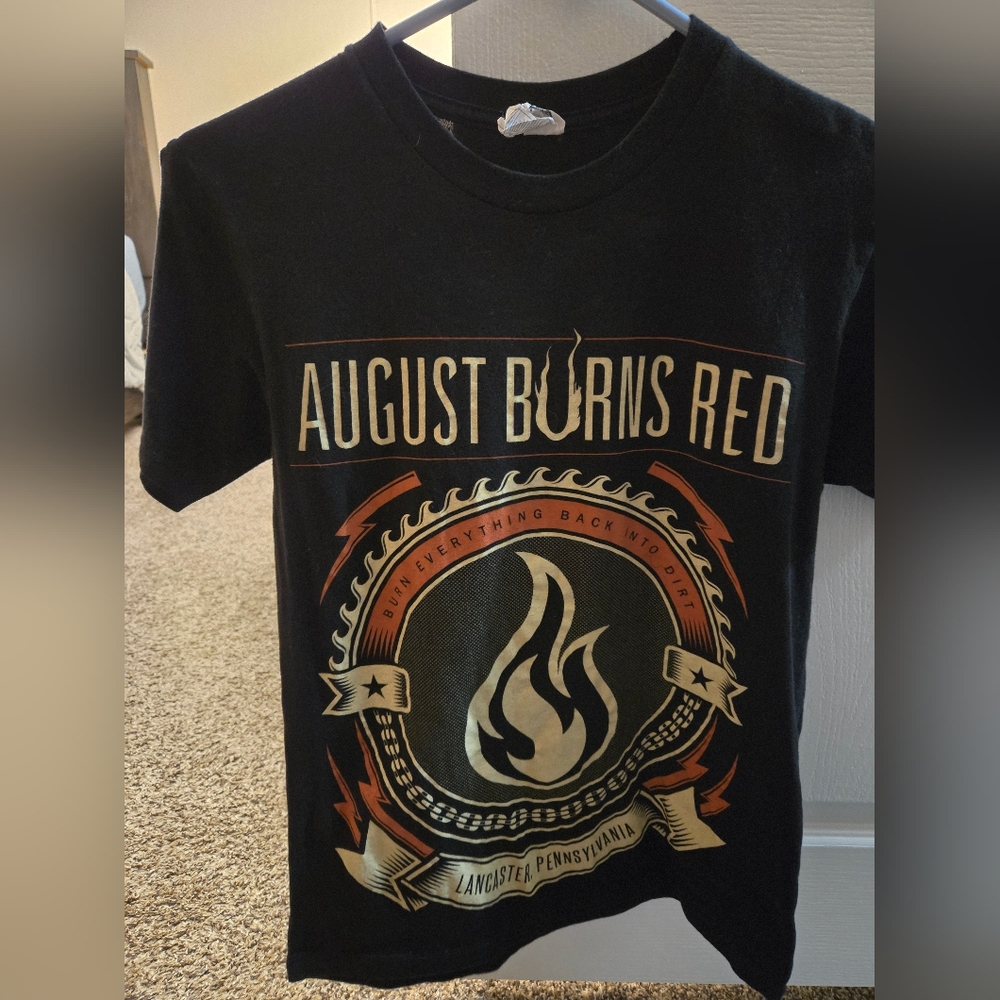 Size XS in Men's August Burns Red Band Tee
